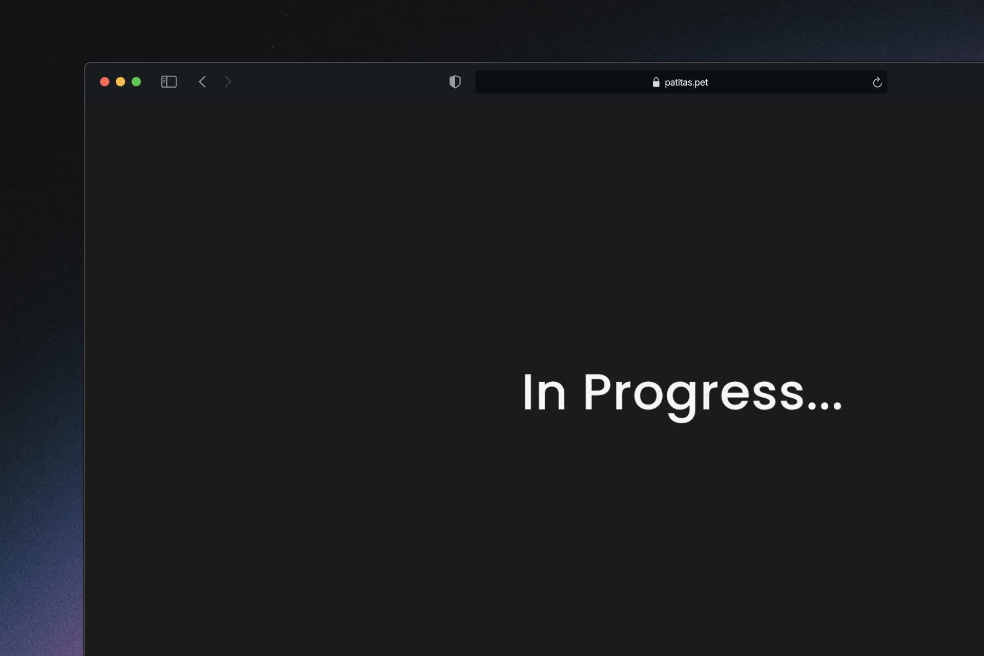 Mockup, Captura de Pantalla del Proyecto Patitas
